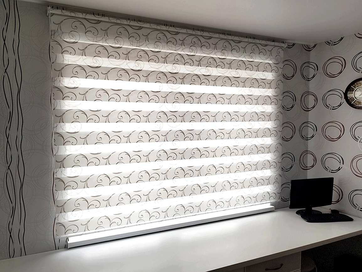 рулонные шторы день-ночь