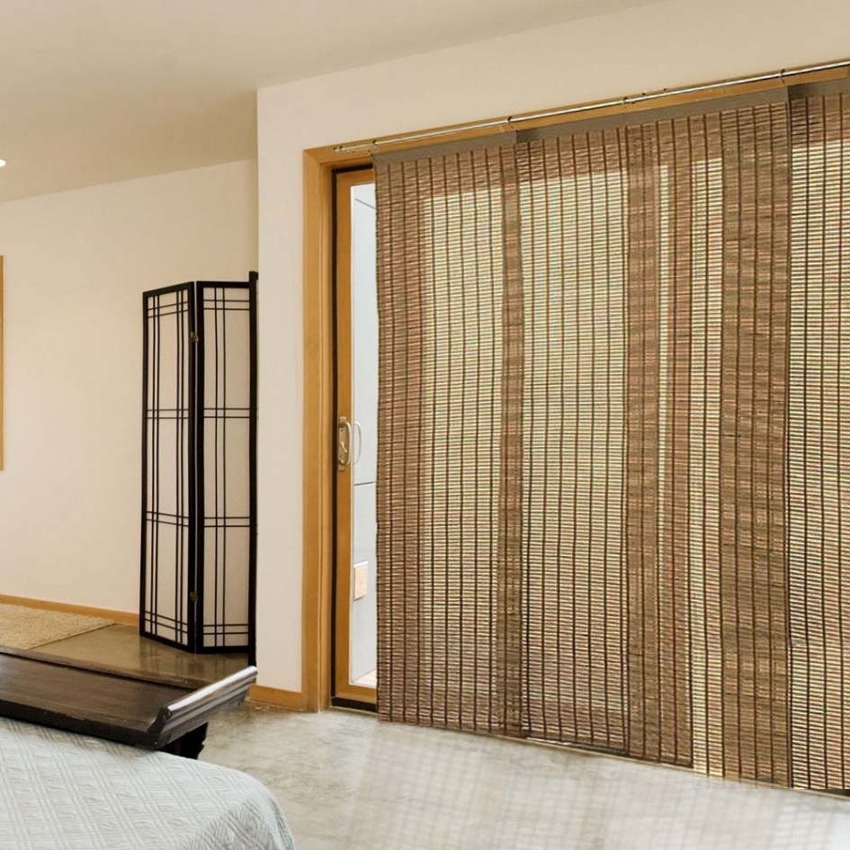 Бамбуковая штора бусины-кубики декоративная занавеска висюльки 31 нить 90х190 см белая